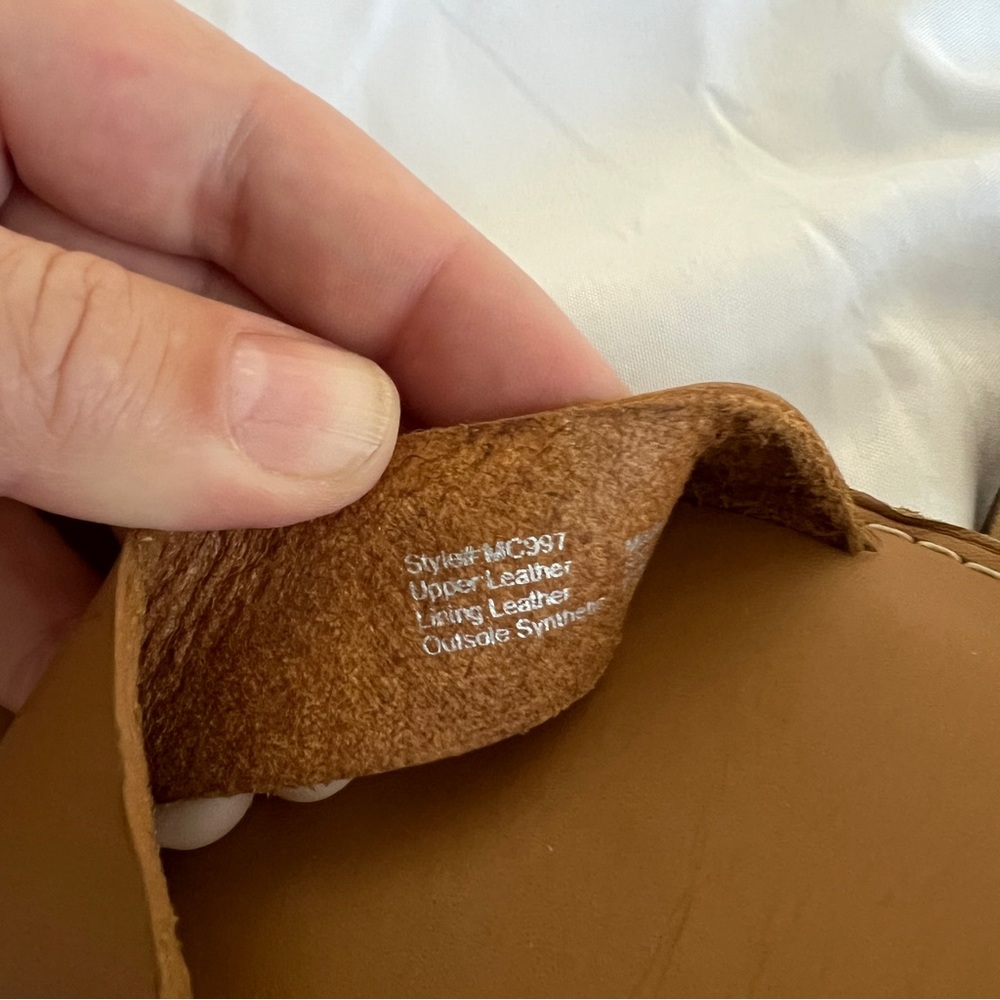 Madewell The Boardwalk Double-Strap Slide Sandal in Leather size 8.5 - Picture 5 of 5